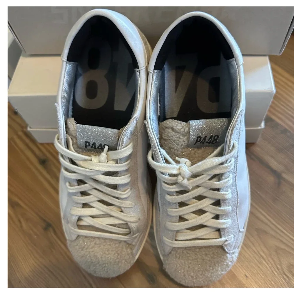 P448 John Lama Lace up low Sneaker Size 39 - Picture 2 of 12